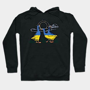 Ukraine Geese Hoodie